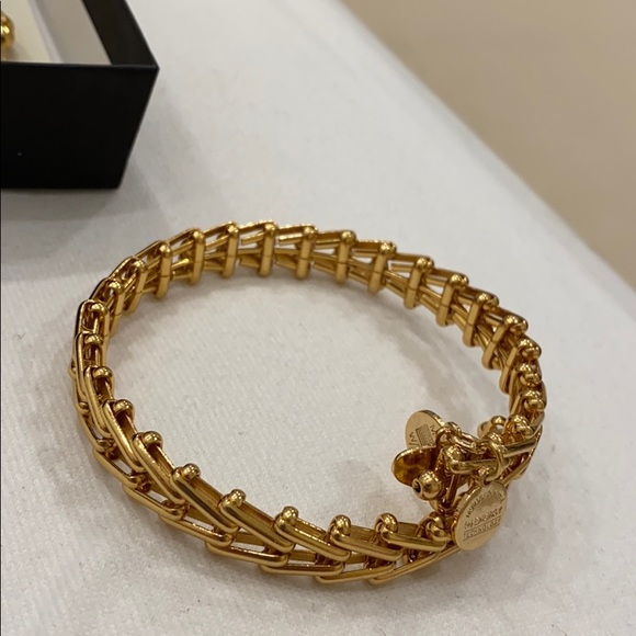 Alex and Ani Gold Bracelets - Picture 2 of 8